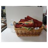 Basket With Contents To Include Placemats,