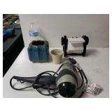 Rolodex  Pottery, And Hair Dryer