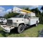 40' 1986 Ford Bucket Truck Detroit diesel see