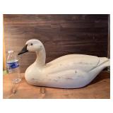 Large Wooden Swan Decoy