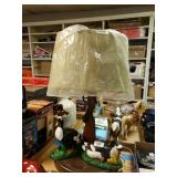 Rifle And Goose Lamp