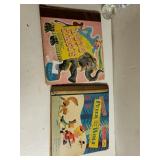 Antique 1949 Victrola Kids Read Along Books And