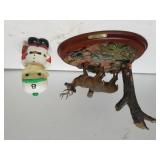 Statue Indian Summer By Terry Redlin & Baseball