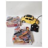 Iron Man Nerf Toy & VW Bug Remote Car