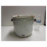 Vintage Enamel Farm Pot