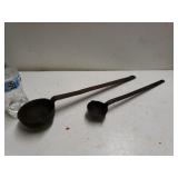 Vintage Cast Iron Ladles