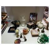 Home Decor To Include Ornament, Vase. Piggy Bank