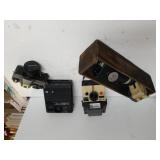 Vintage Cameras With Some Accessories