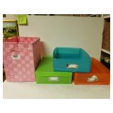 Storage Containers And Basket