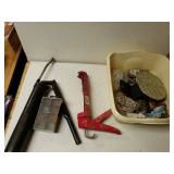 Grease Gun, Caulk Gun Nails And More
