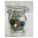 Small Jar Of Marbles