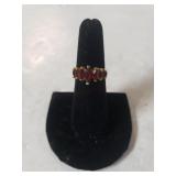 Ladies Ruby-like Multi-Stone Ring - Size 5.5 -