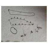 (5) Ladies Silver Tone Pieces - (3) Are Broken,