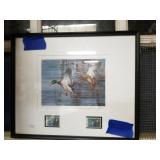 Signed Duck Print 1983 North Carolina Stamp