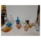 Assortment Of Glass Baskets To Include Small
