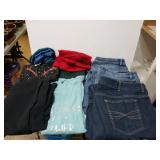 Womans Clothes To Include Jeans And Shirts. Jeans