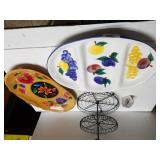 Dansk Fruit Serving Tray, & More