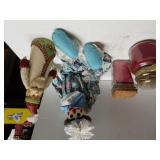 Clown Doll, Santa Figure & More