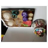 Holiday Cookie Jar,  Candles & Other Items