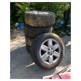 Set Of 5 Land Rover 19" Rims And Tires