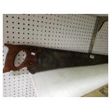Antique Long Hand Saw