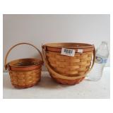 1997 Longaberger Small Pumpkin Basket (No Lid) &