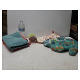 Baking Items - Silicone Cupcakes, Oven Mitts,