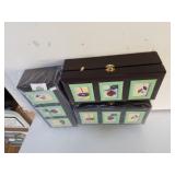 Flower Decorative Boxes With Cards Inside