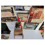 Christmas Albums Vintage & Santa Music Box