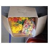 Box Of Fall Colored Flowers