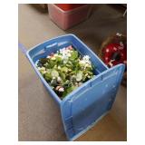 Tote Of Artificial Flowers