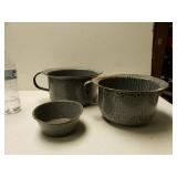 Vintage Metal Camping Pots