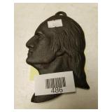 Cast Iron George Washington Profile Head Wall