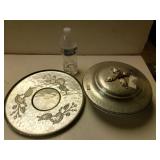 Silverlook Serving Bowl And Platter