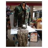 Camo Shirt & Ducks Unlimited Pants Sz L