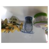 Salad Spinner, Floral Arrangement  & More