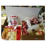 Christmas Decor To Include Beads, Ribbons,