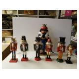 Lot Of 7 Nutcrackers