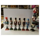 Lot Of 7 Nutcrackers