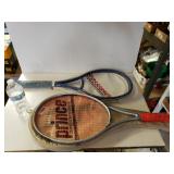 Prince And Rossignol Tennis Rackets