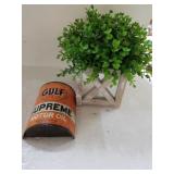 Decorative Motor Oil & Floral