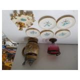 Lenox Small Weathervane Plates, Avon Tankard &