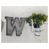 Decorative Holiday Lantern & Metal Possible Light