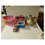 Towel Bar, Mikasa Pitcher Basket Pouch And Hand