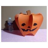 Lighted Fabric Halloween Jack O