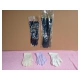 5 Vintage Pairs of Ladies Dress Gloves