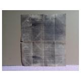 VERY OLD 12 Amendments to the United Constitution