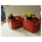 2 Small Gas Cans