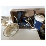 Table Fan, Bull Horn, Quick Fill Electric Air