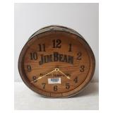 Jim Beam Barrel Wall Clock